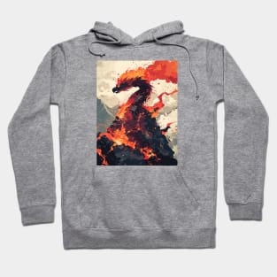 Lava dragon deity Hoodie